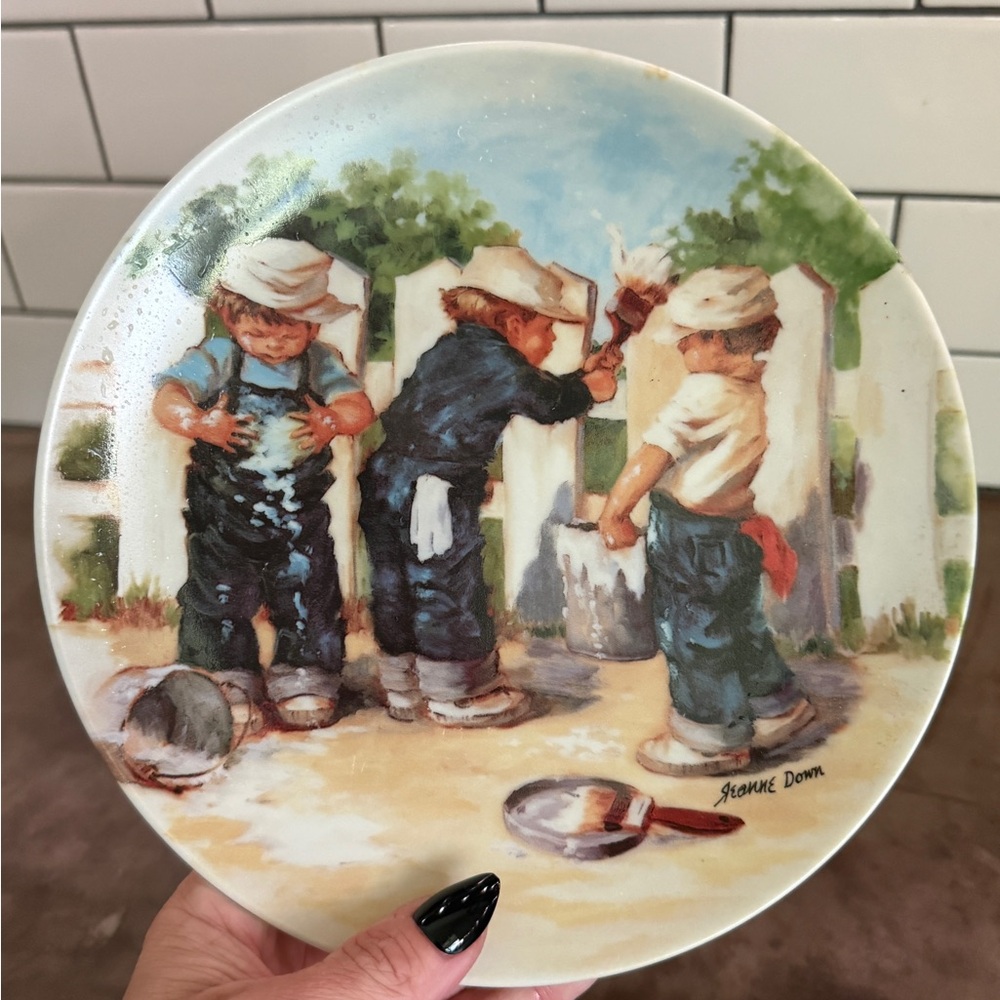 BOGO Decorative Plate “a coat of paint”